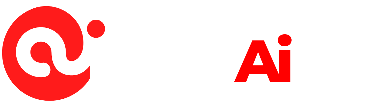 White Logo with Red
