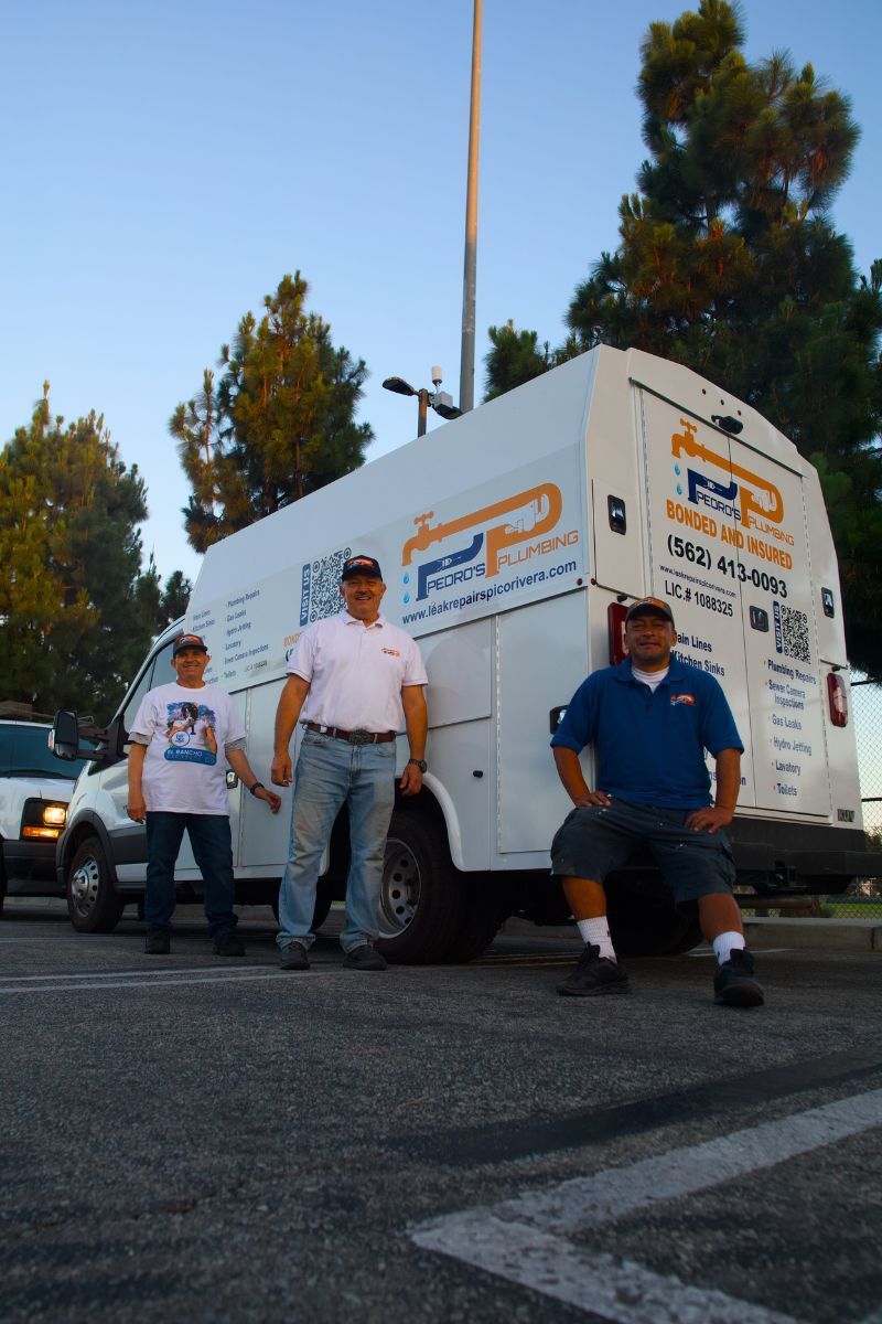 Pedro's Plumbing service vehicle providing professional plumbing services in Los Angeles