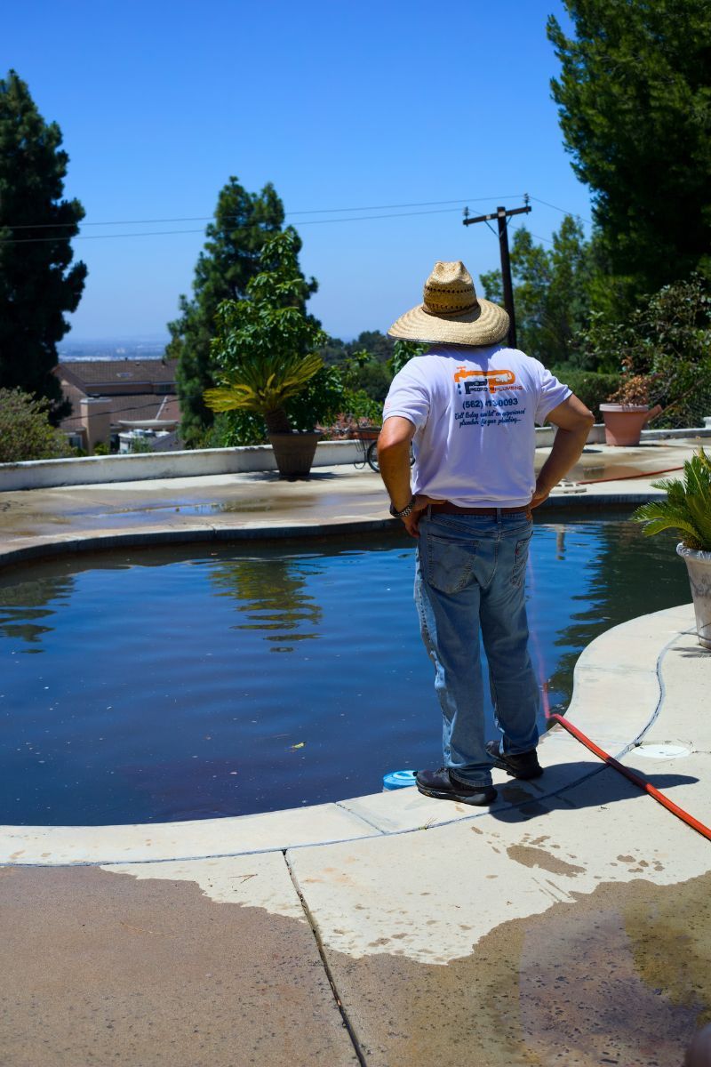 Pedro's Plumbing technician providing professional plumbing services across Los Angeles and Pico Rivera