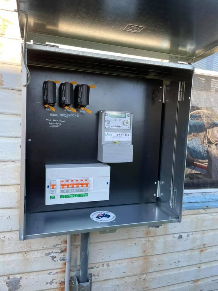 Installation Of Electrical Equipment Neatly Done — Electricians in Newcastle NSW