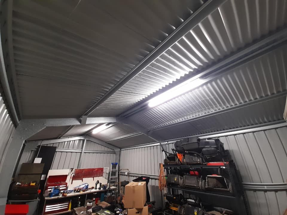 Installed Light Into The Backyard Shed — PRO Solar & Electrical In Newcastle, NSW