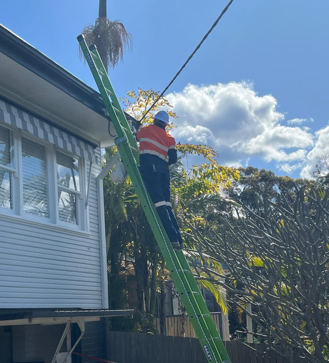 Young Electrician Working On The Site — PRO Solar & Electrical In Newcastle, NSW