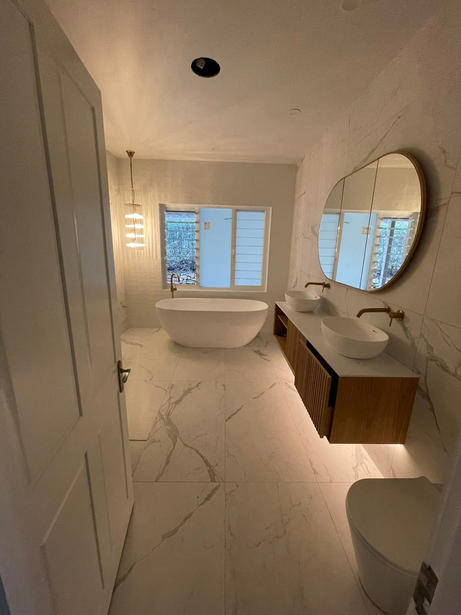 Professionally Done All The Electric Work In The Bathroom — PRO Solar & Electrical In Port Stephens, NSW
