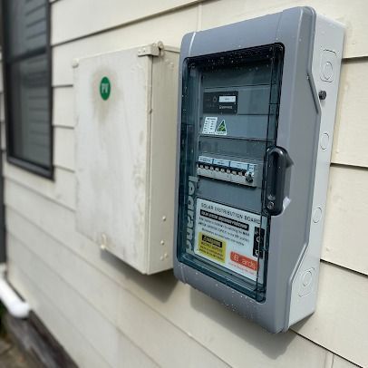 Voltage Switchboard With Circuit Breakers — PRO Solar & Electrical In Newcastle, NSW