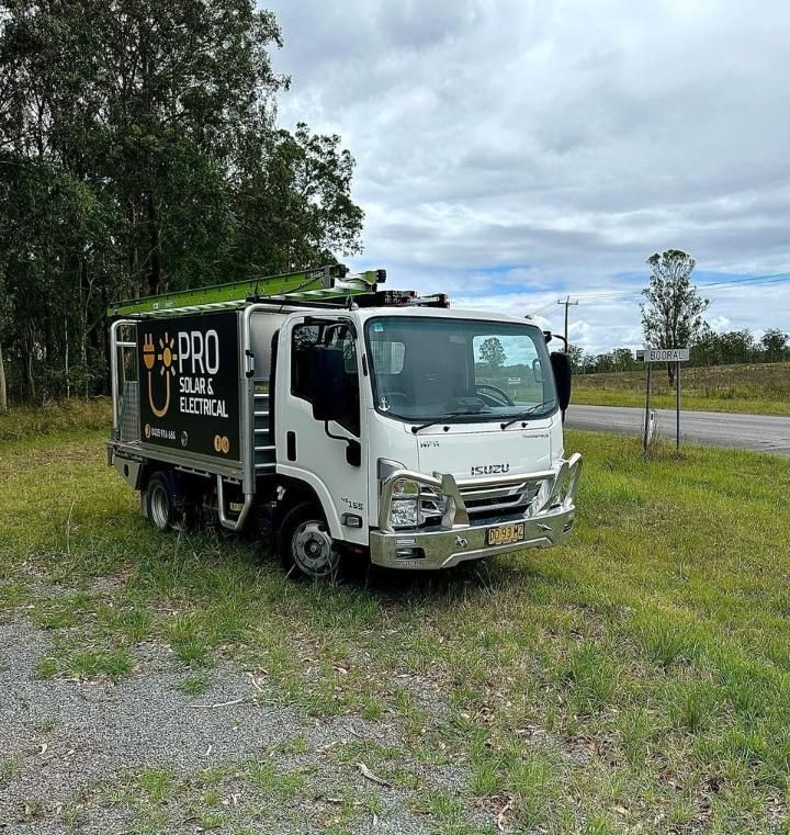 Pro Solar Vehicle Is Outside — PRO Solar & Electrical In Newcastle, NSW