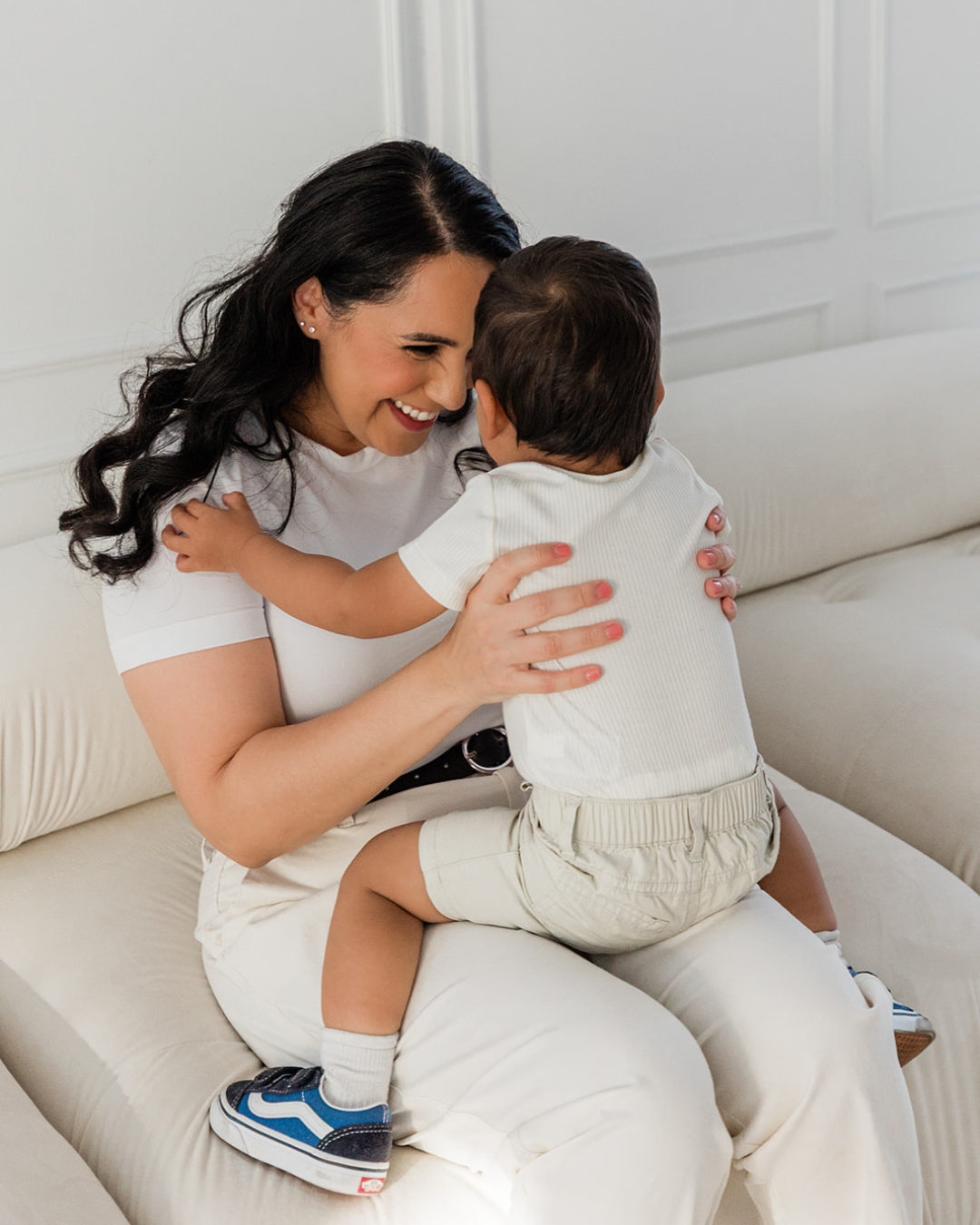 Karla hernandez with son