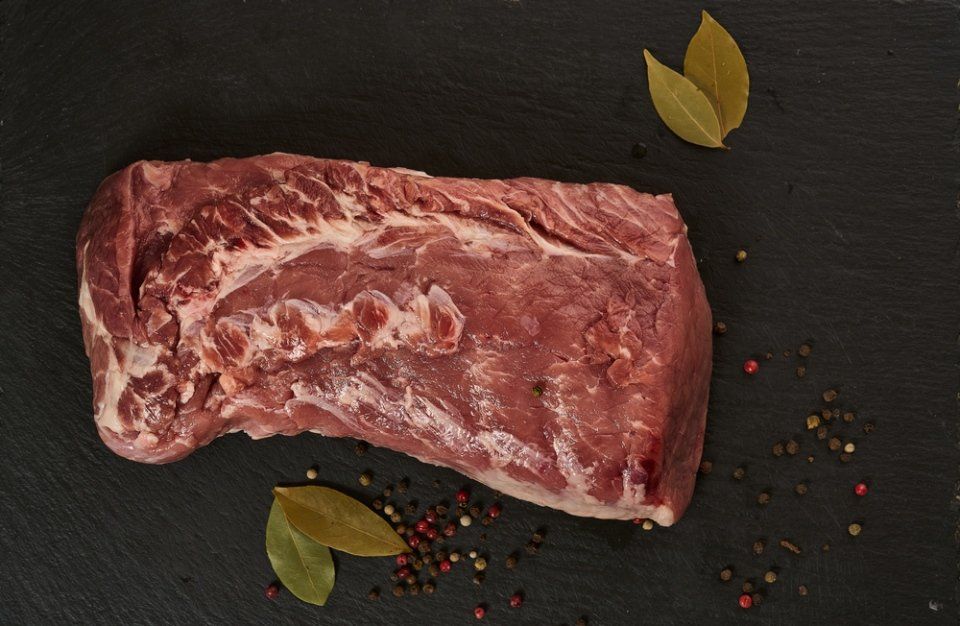 a part of the meat