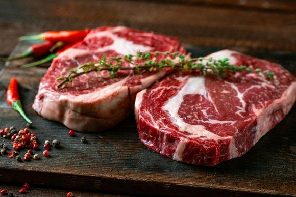 decorated meat