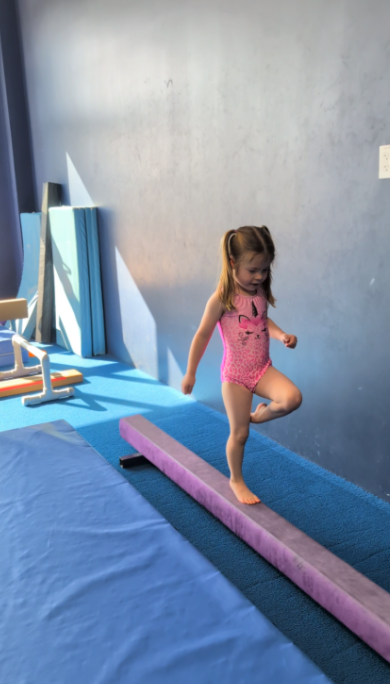 Mini Tops pre-team gymnasts ages 3 to 4 in Ashburn, VA