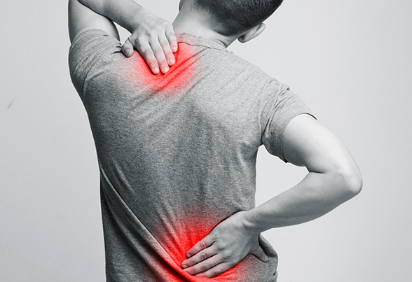 Man with Neck and Back Pain — New Bedford, MA — Fairhaven Chiropractic Office Man with Neck and Back Pain — New Bedford, MA — Fairhaven Chiropractic Office