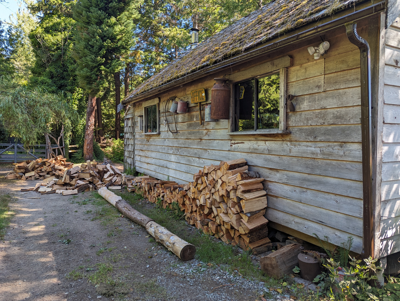 Chop wood and enjoy an authentic Canadian experience near Tofino
