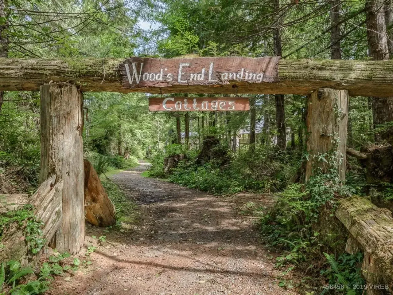 Woods End Landing entrance from Cape Beale Trail