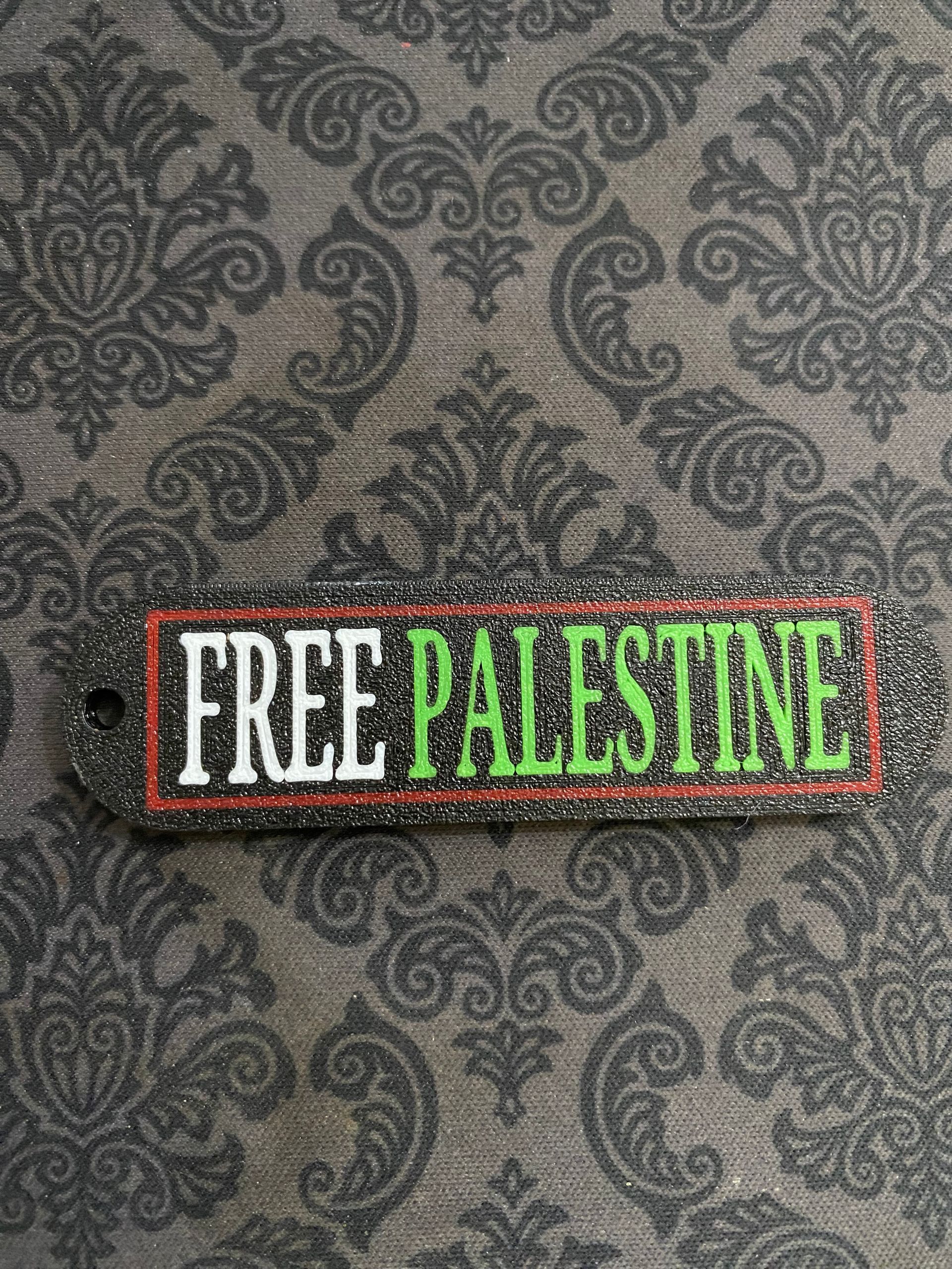 FREE PALESTINE (Comes with keychain)