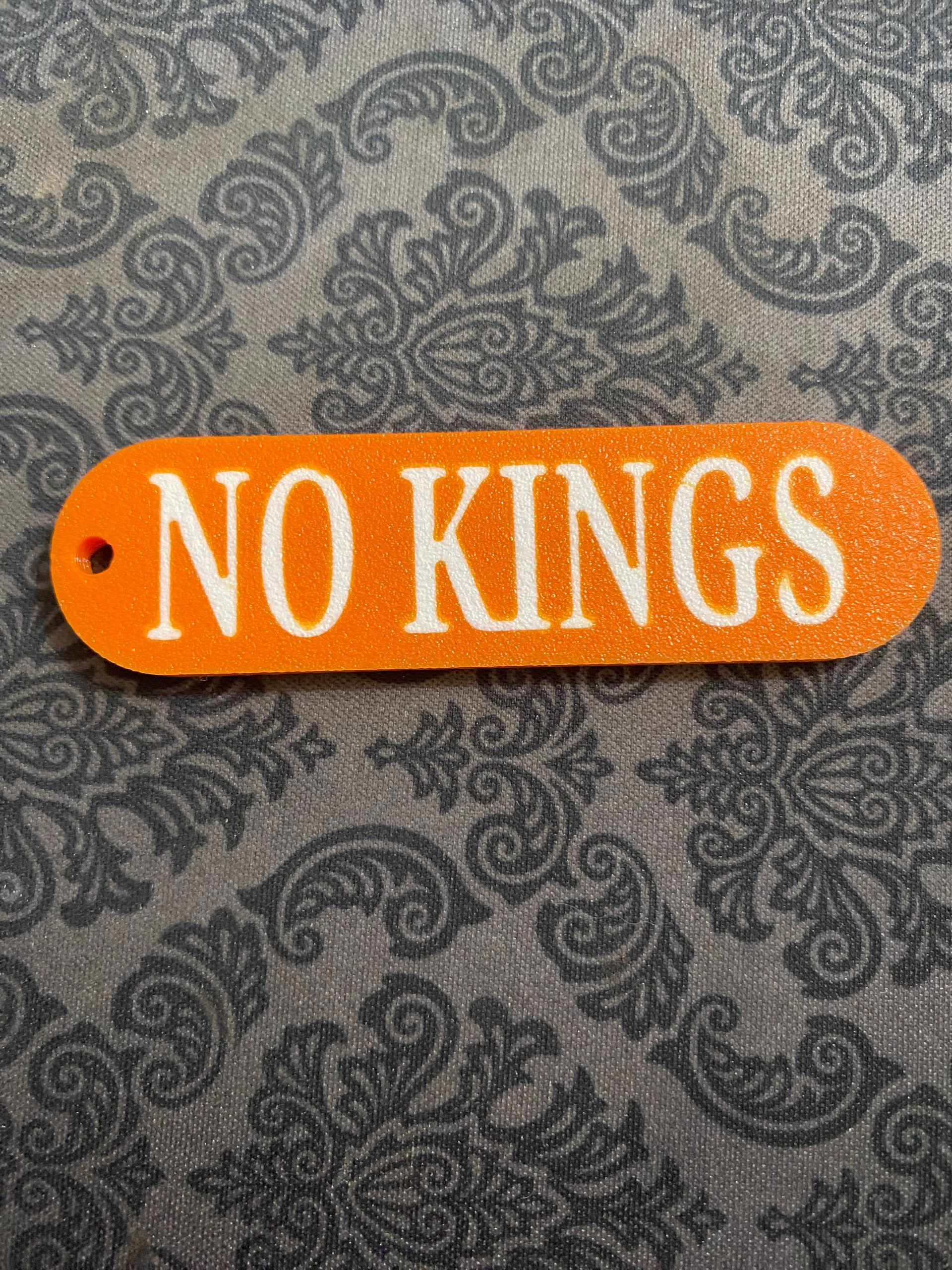 NO KINGS Keychain
