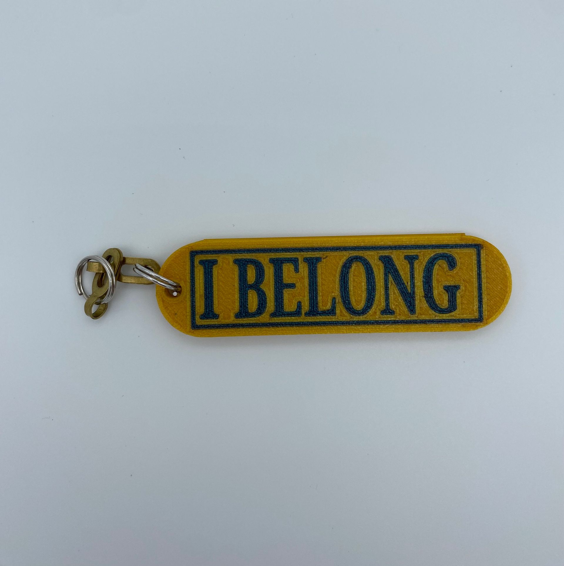 I Belong Keychain