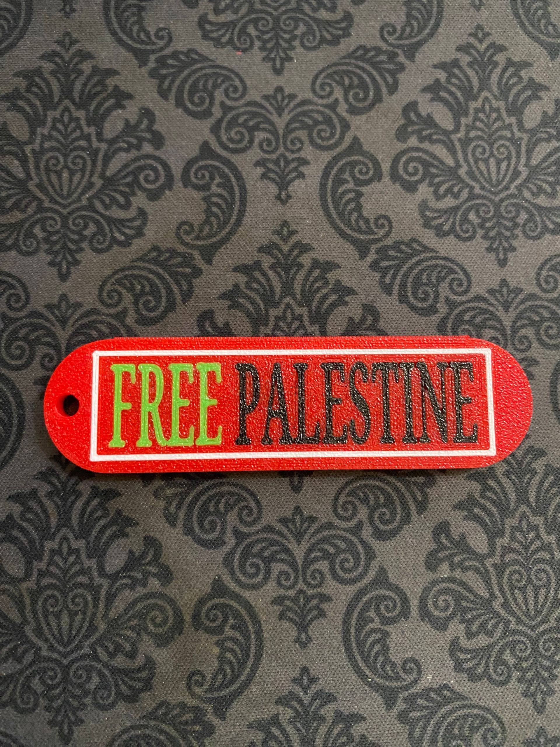 FREE PALESTINE (Comes with keychain)