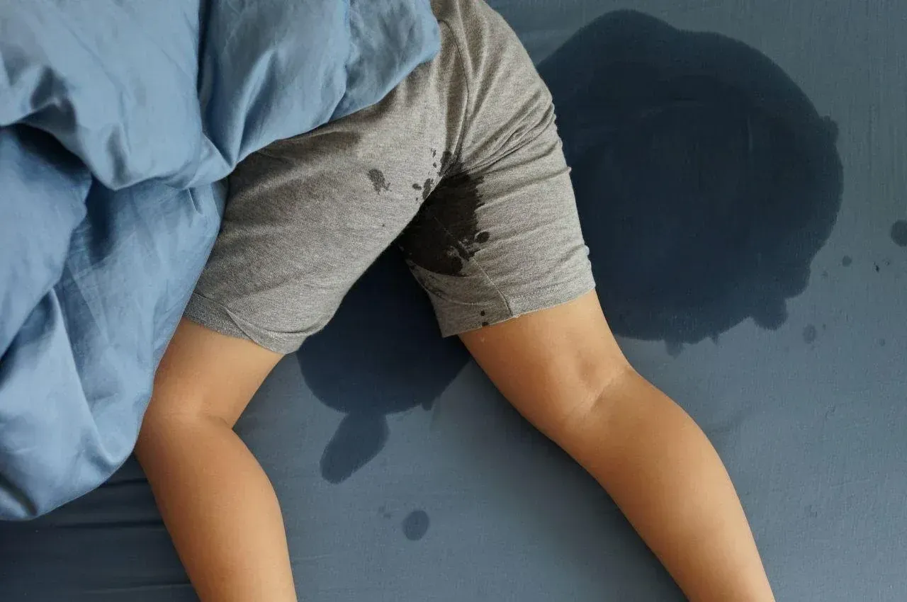 Illustration enfant souffrant d’énurésie