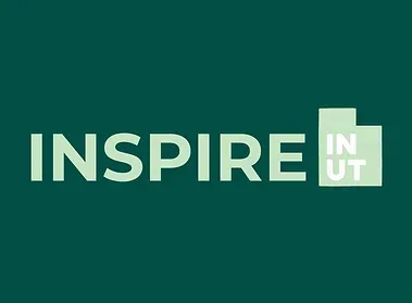 The word inspire is on a green background.
