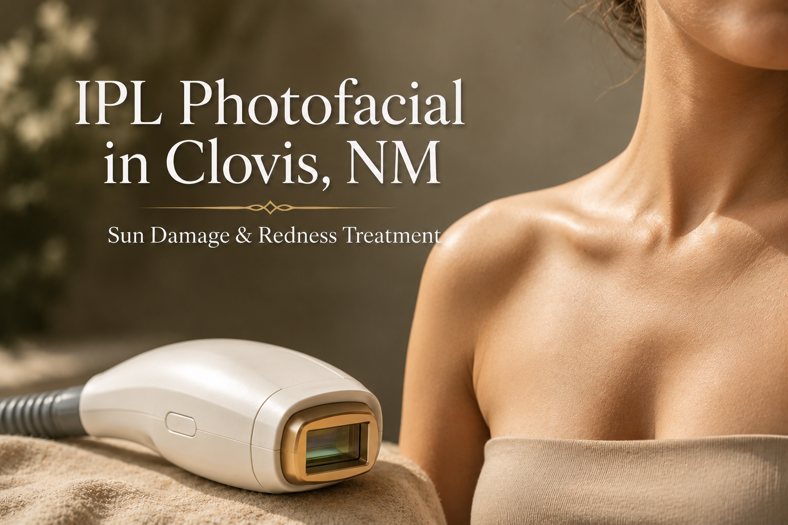 IPL photofacial device for sun damage treatment in Clovis NM