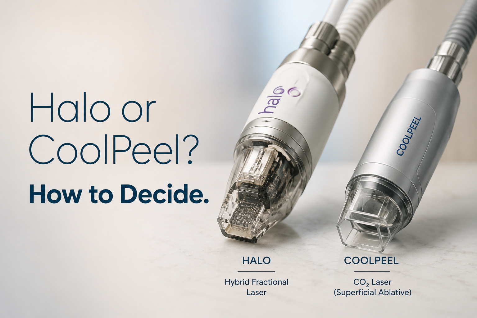 Halo or CoolPeel comparison for skin resurfacing patients in Clovis, NM