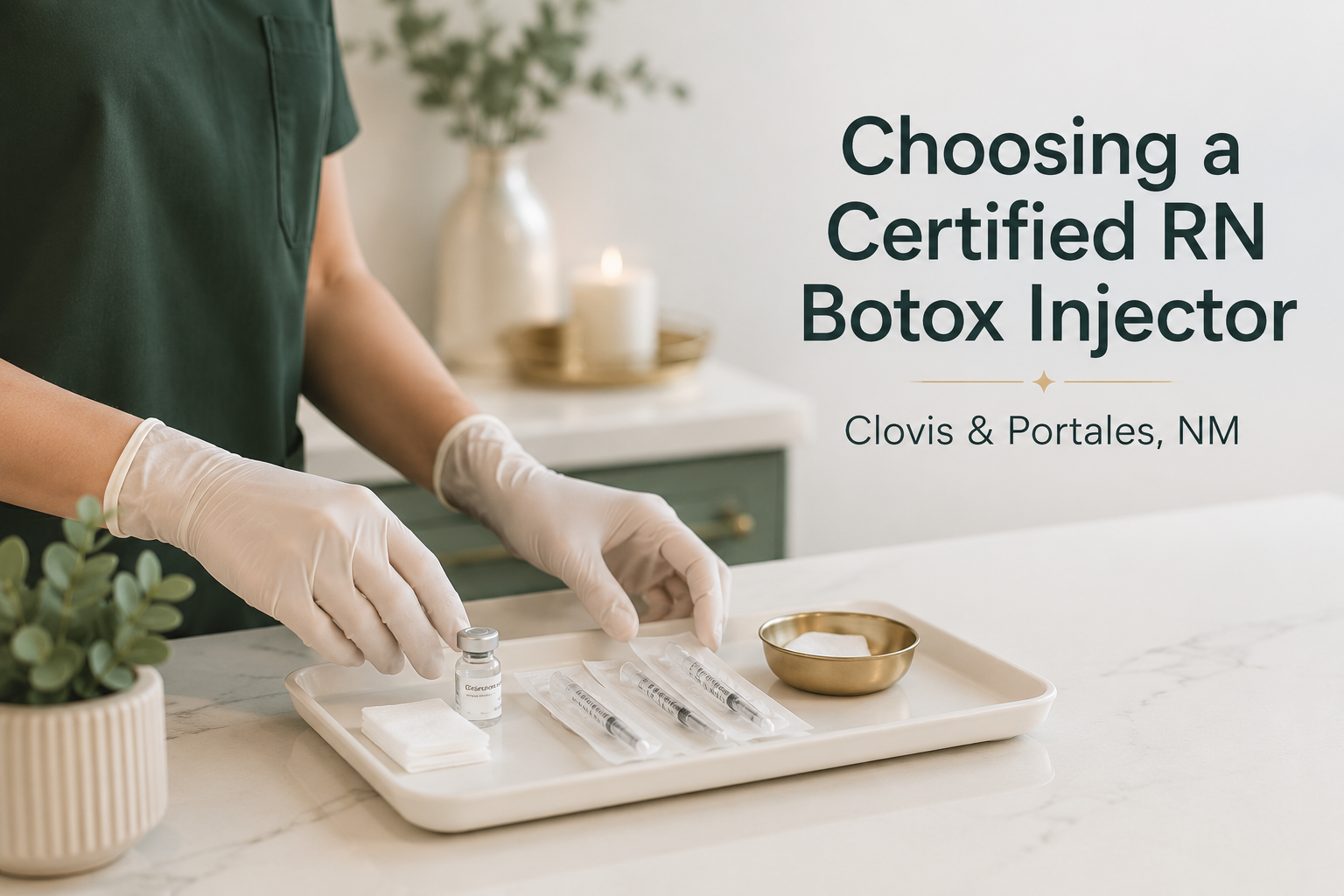 Certified RN Botox injector in Clovis and Portales, NM cover image