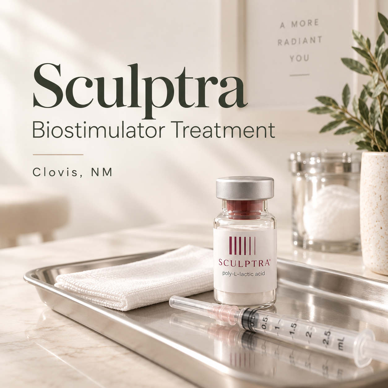 Sculptra biostimulator treatment, Main Street Med Spa Clovis NM