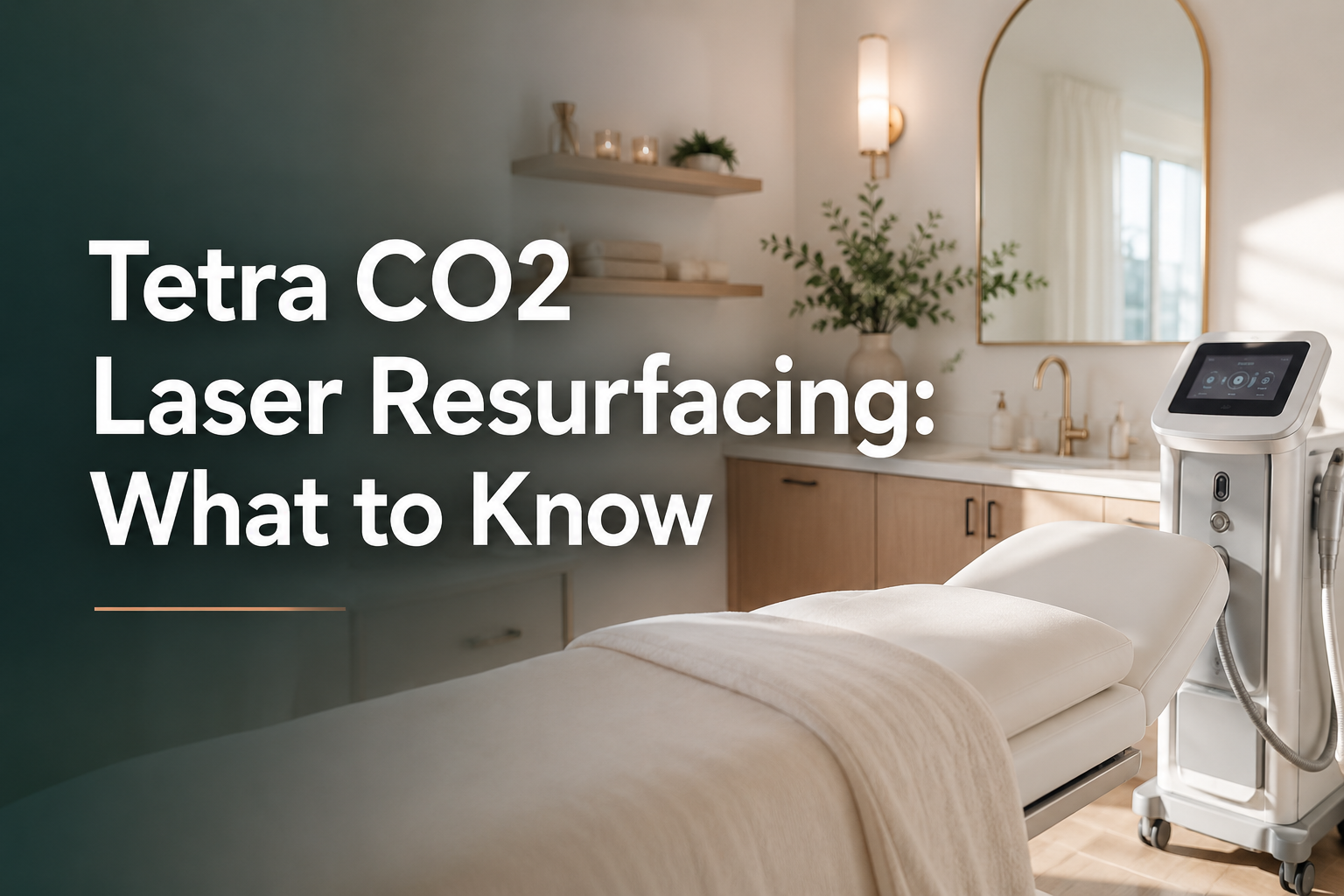Clinical laser resurfacing device used for Tetra CO2 (CoolPeel) treatments in Clovis, NM