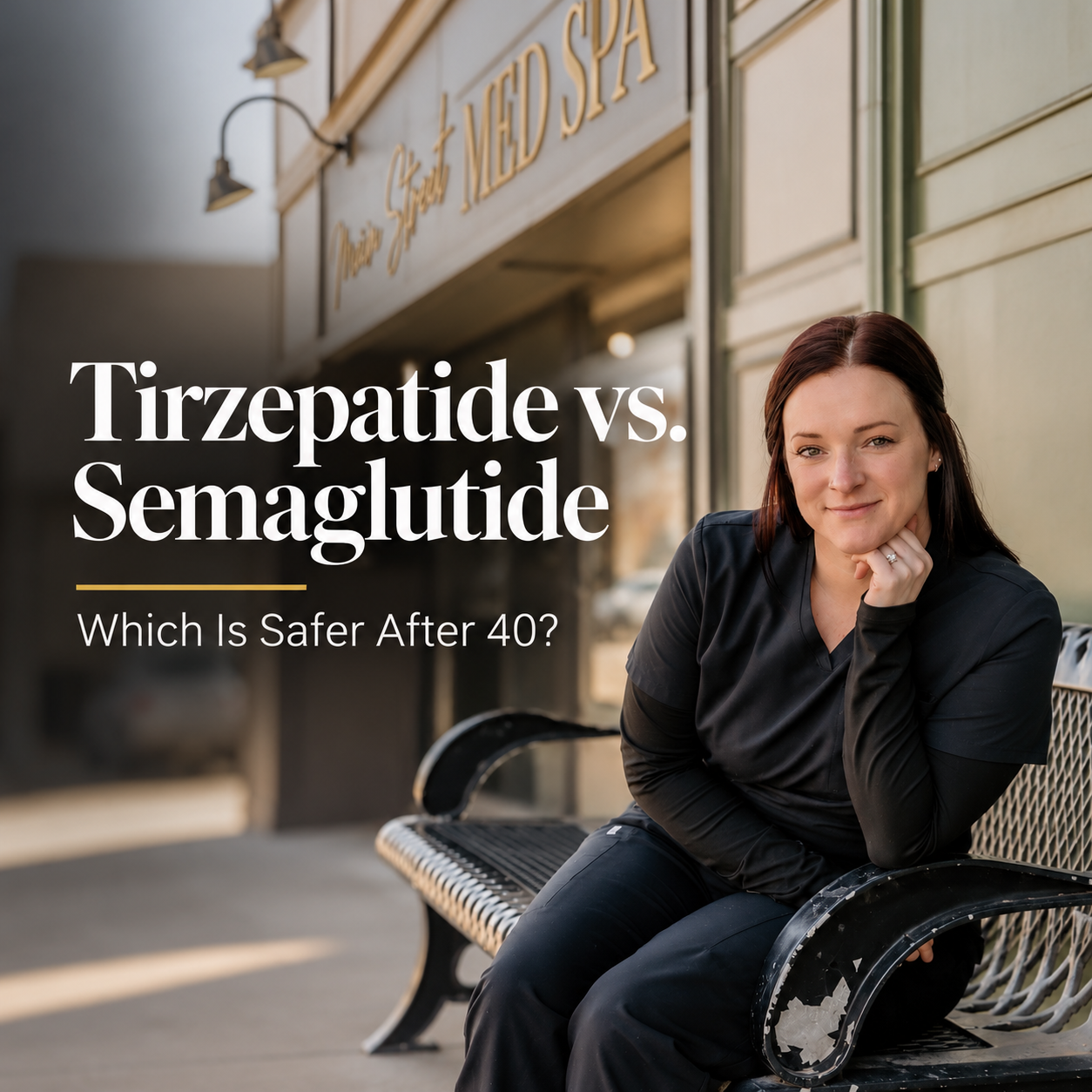 Consultation intake form and pen on a clinical desk, Tirzepatide safety for women over 40