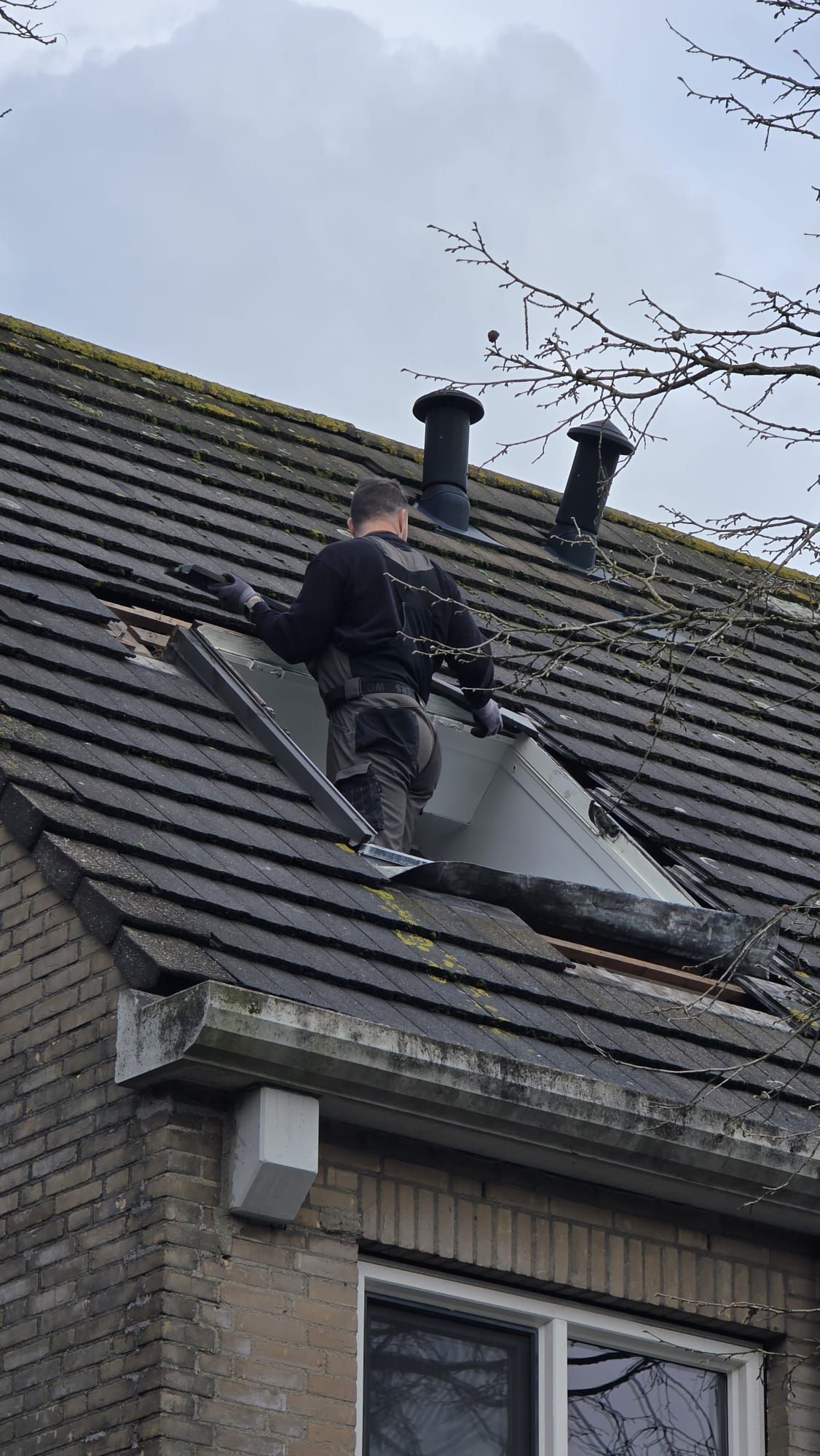 oud velux dakraam