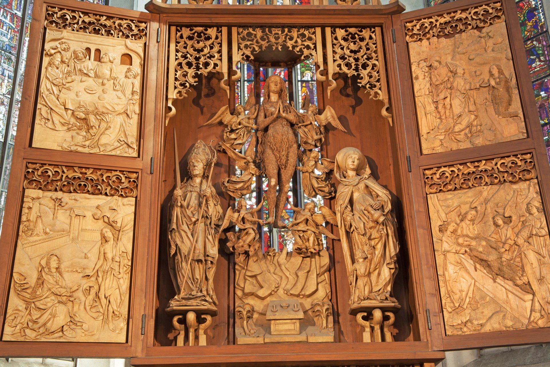 Riemenschneideraltar in der kath. Stadtpfarrkirche St. Maria Magdalena