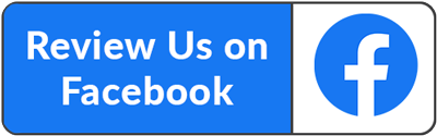Blue and white button reading “Review Us on Facebook” with Facebook logo