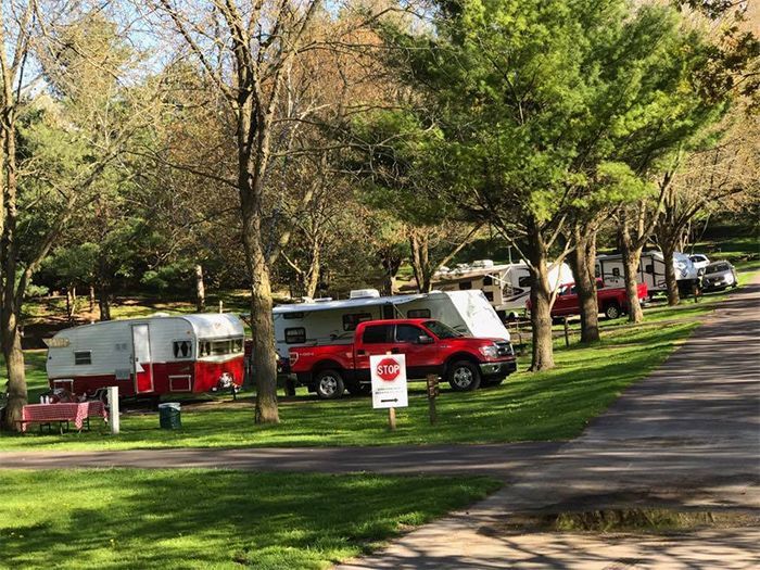 Camping Site — Wilton, WI — Tunnel Trail Campground