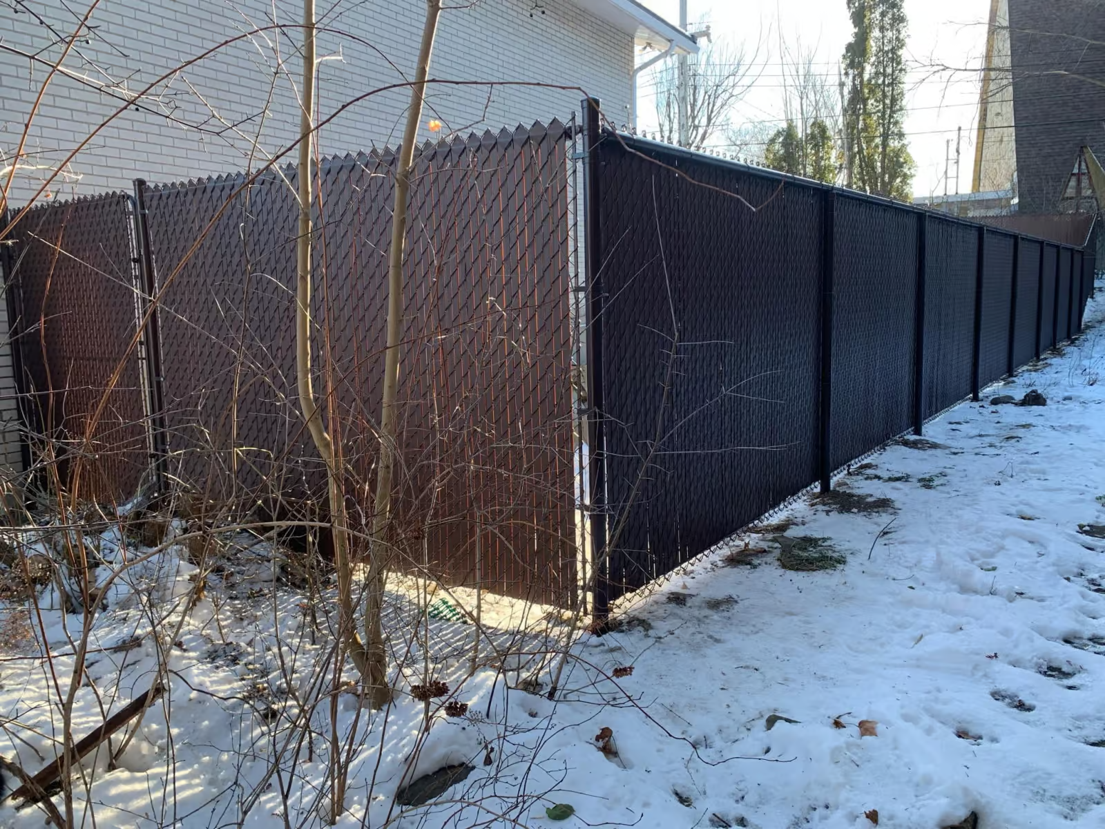 Projet d'installation de clôture professionnelle à Montréal