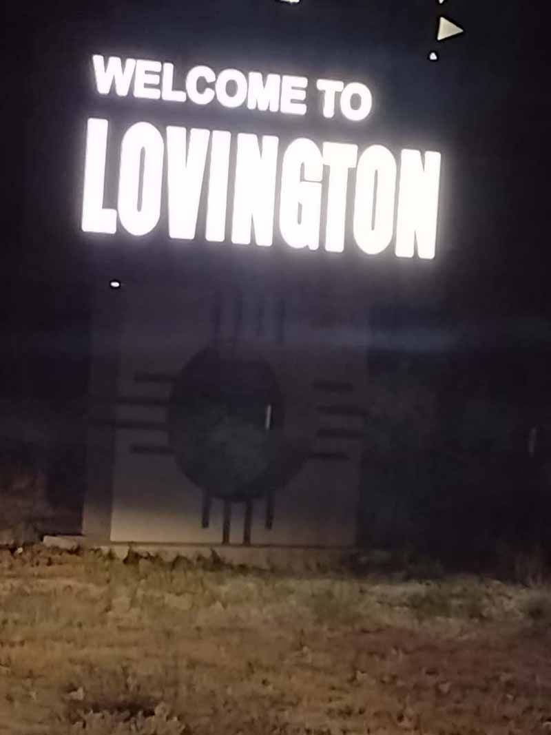 Sign that says 