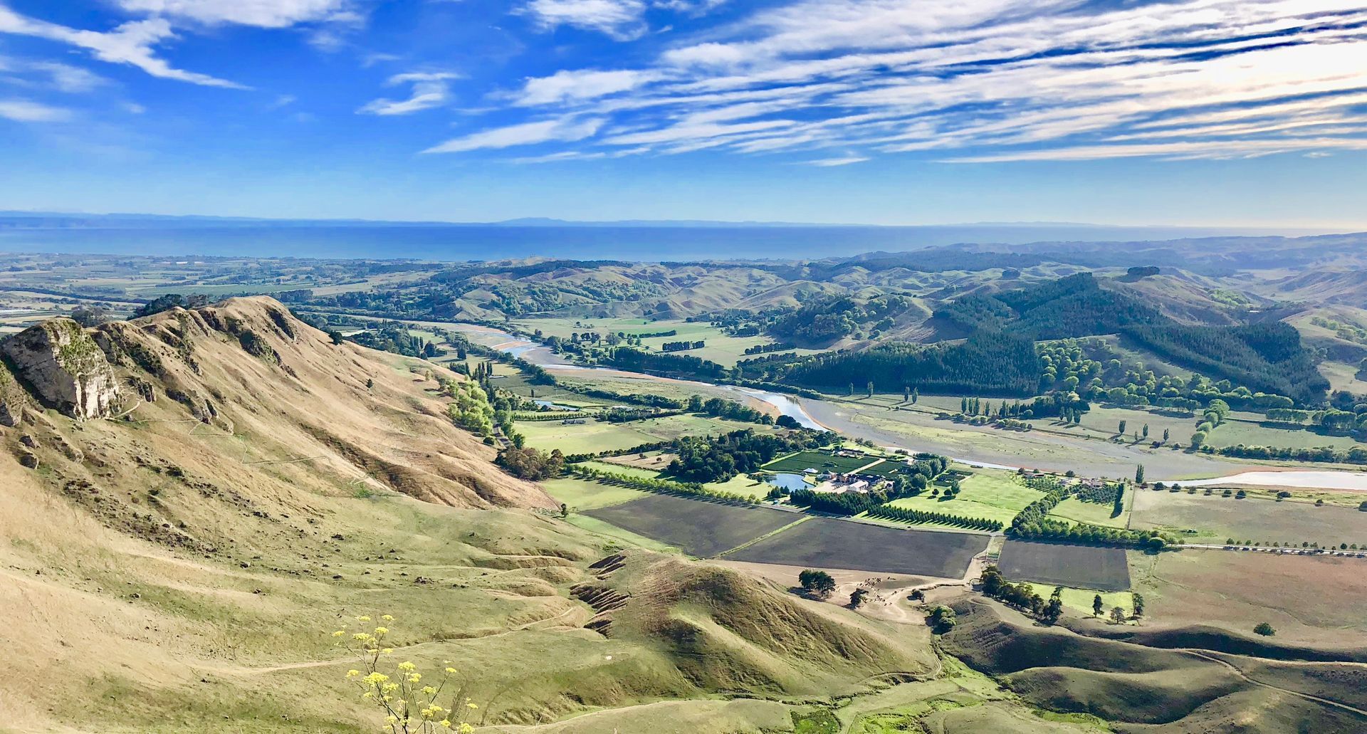 Te Mata Peak looking over Hawke's Bay