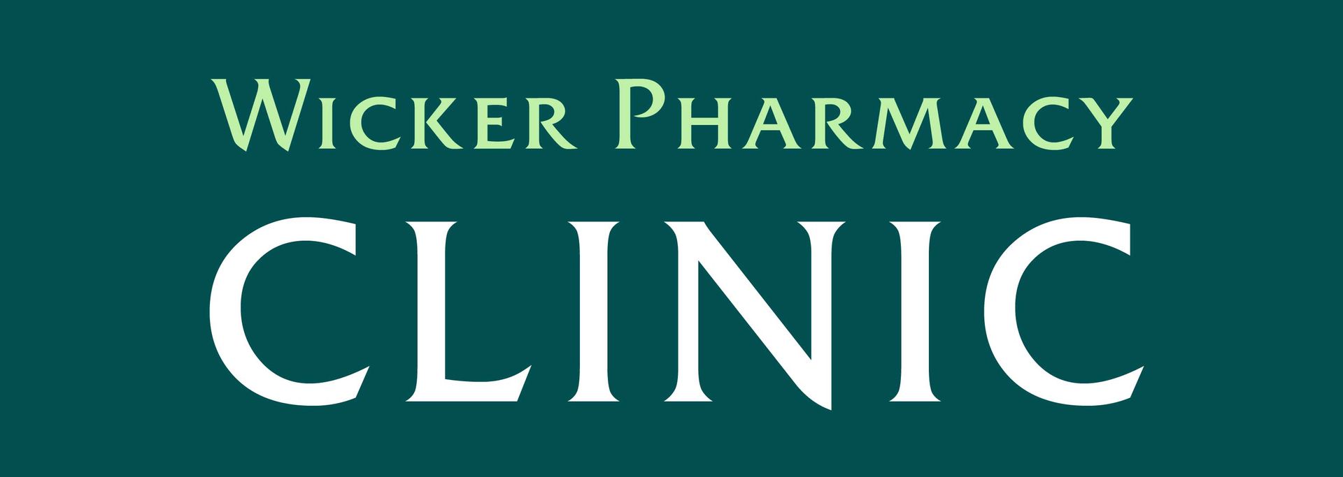 Wicker pharmacy clinic logo