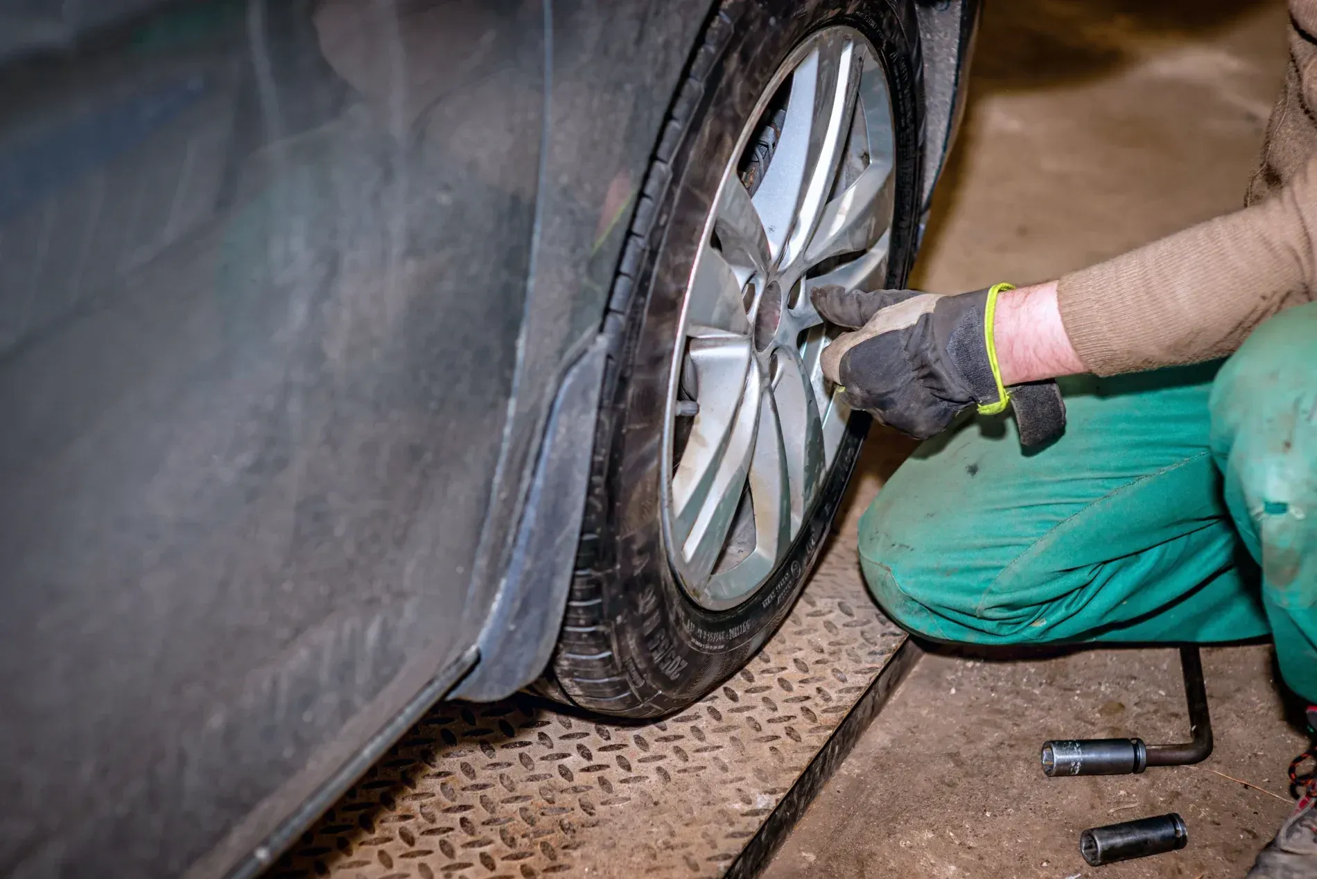 Where to repair a car tire