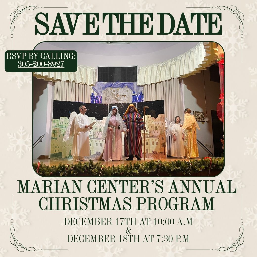 Post Christmas Program RSVP for Marian Center's Annual Christmas Program