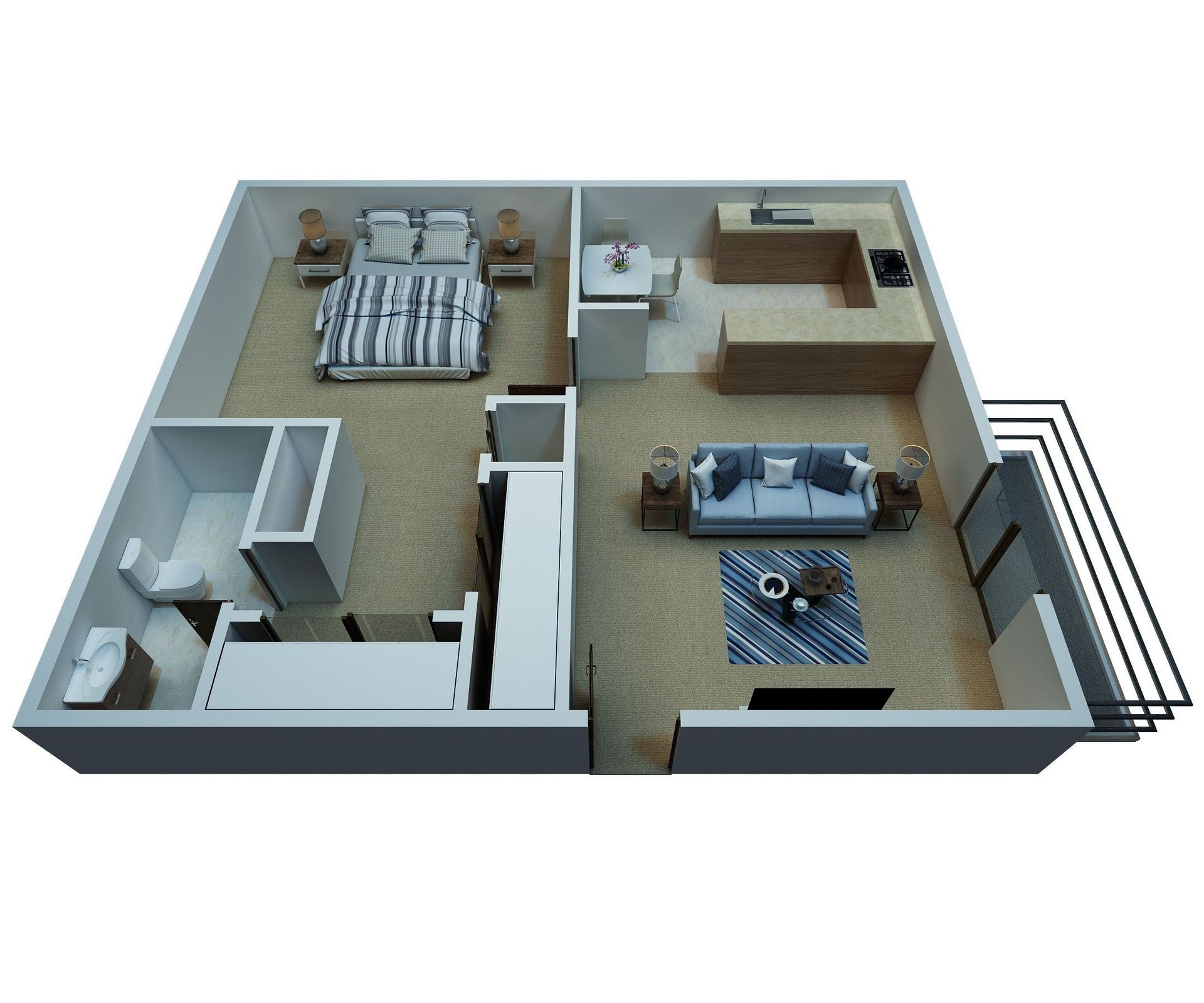 1 Bed | 1 Bath