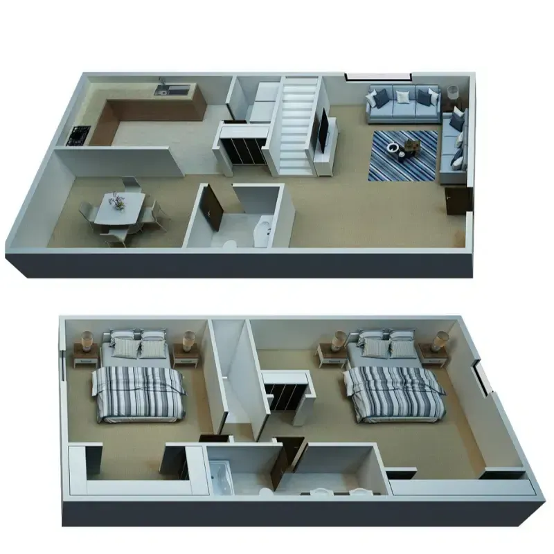 2 Bed | 1.5 Bath