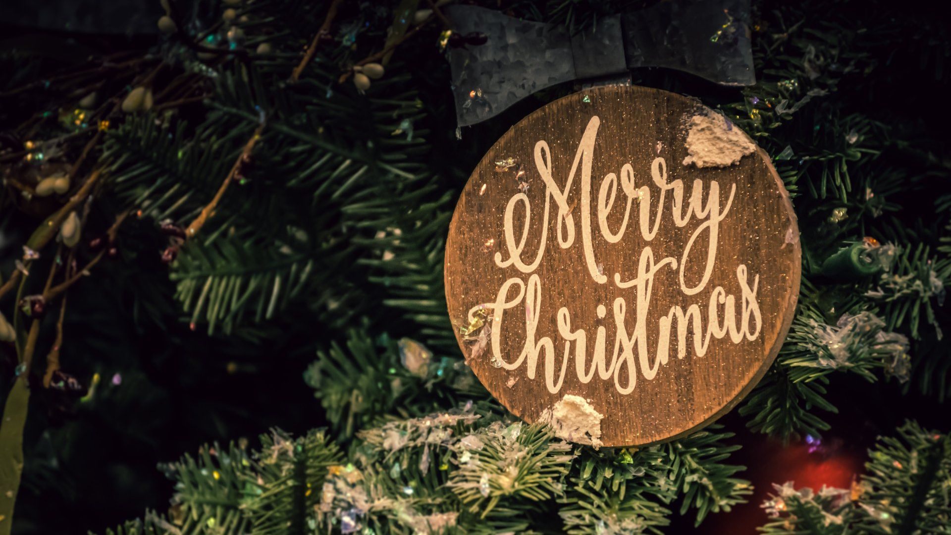 Christmas ornament on Christmas tree
