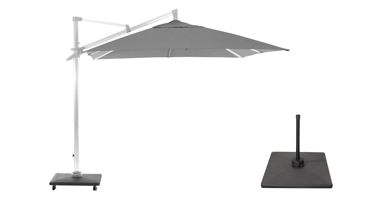 Parasols and umbrellas in Marbella and Estepona.