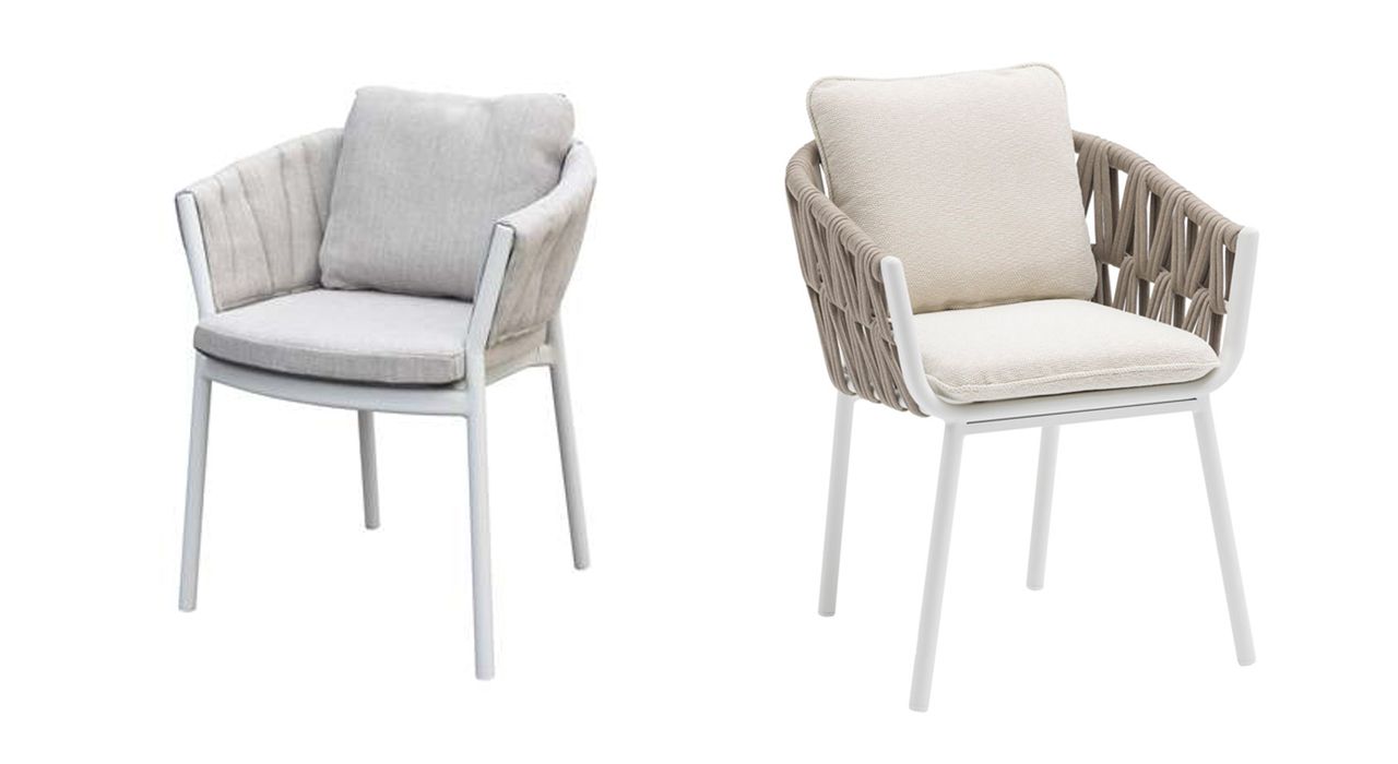 outdoor dining chairs for patio or terrace in marbella or estepona