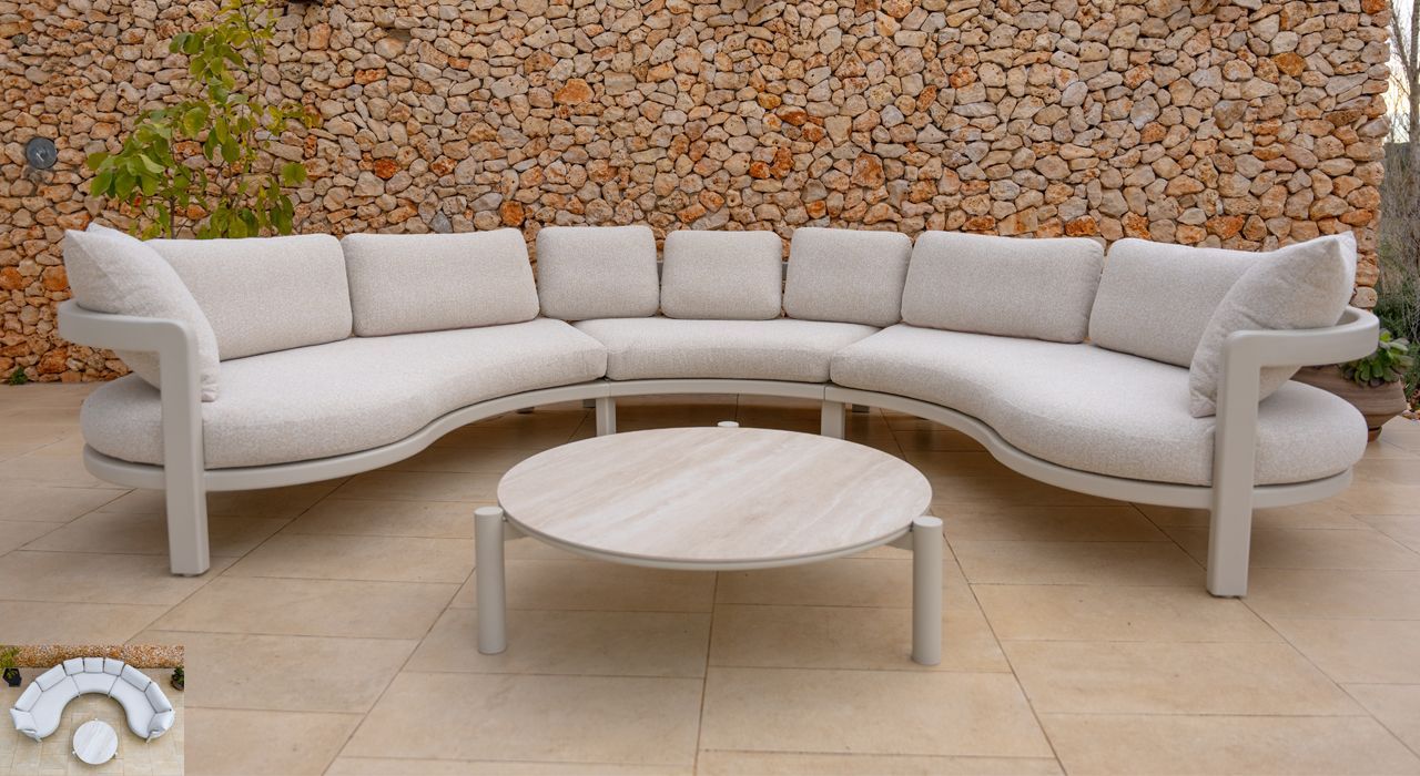Luxury high end Outdoor terrace furniture in Marbella and Estepona Costa del Sol Spain.