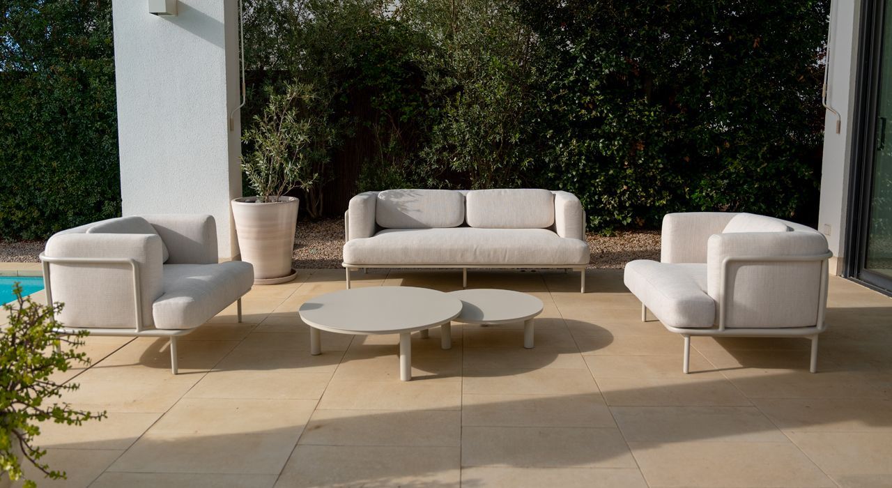 Luxury high end Outdoor terrace furniture in Marbella and Estepona Costa del Sol Spain.