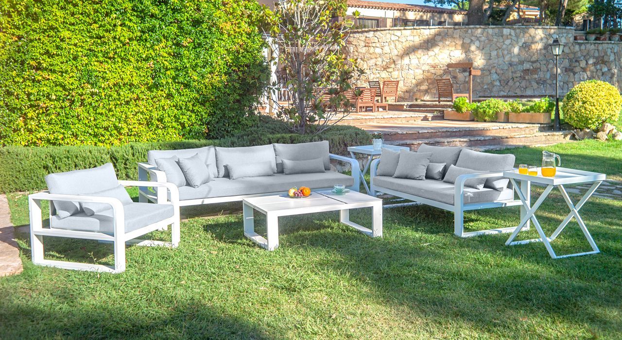 Outdoor terrace furniture in Marbella and Estepona Costa del Sol Spain.