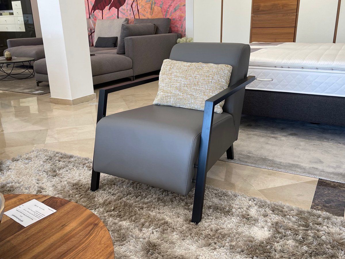 Modern living room furniture display in VIP Environment showroom Marbella Estepona