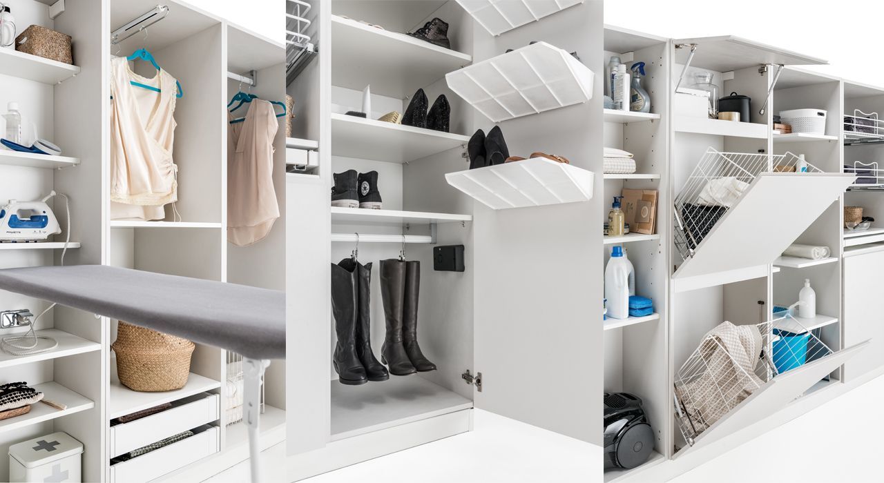 Luxury Laundry room or utility room storage furniture on the Costa del Sol