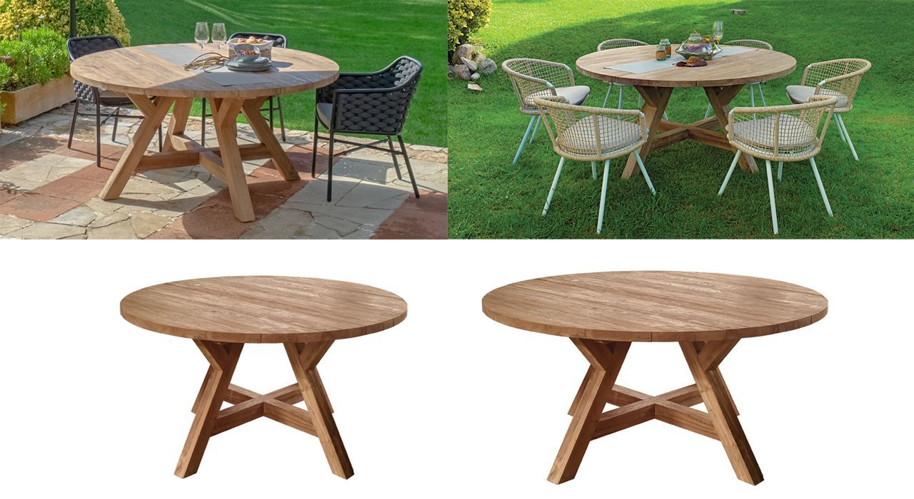 Teak outdoor Dining Tables for terrace or patio