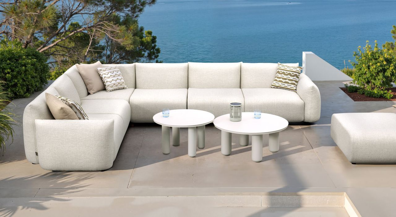 Outdoor terrace furniture in Marbella and Estepona Costa del Sol Spain.